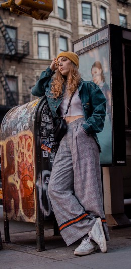 欧美美女 街拍 pose